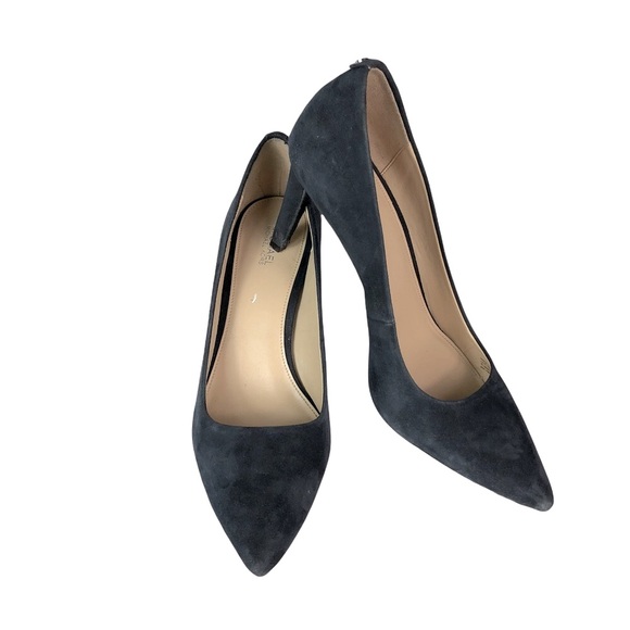 Shoes - Michael Kors  Women’s Pump Suede Navy Pointed Toe Slip-On High Heels Shoes 9M